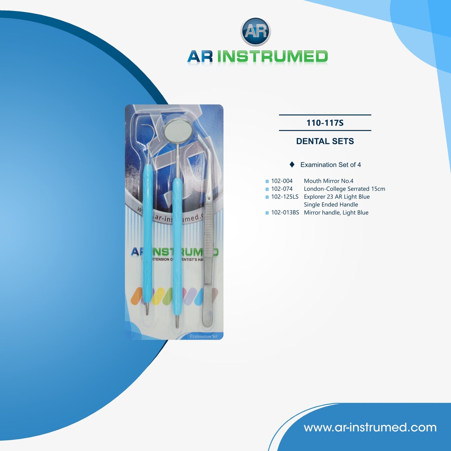 AR Instrumed Examination Set of 4