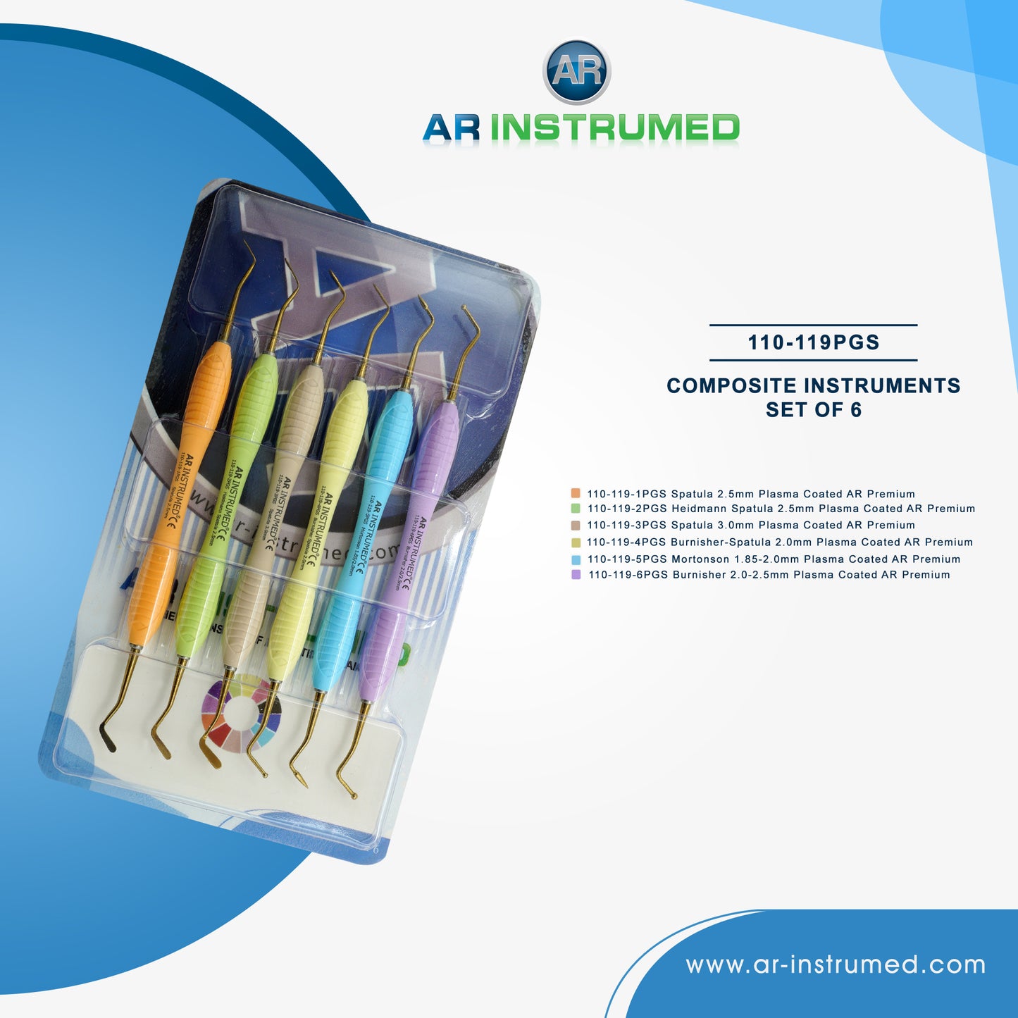 AR Instrumed Composite Instruments Set of 6