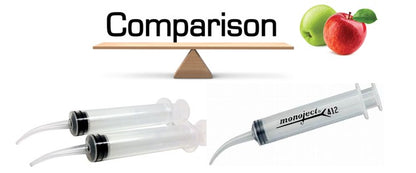 12cc Disposable Syringe with Tapered Curved Tip