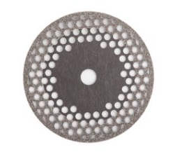 R24-400-504-140 | Diamond Disc Double Sided Open Mesh Super Flex RA Riveted