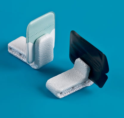 Flow Dental Foam Bite Blocks To Hold Film or PSP In 90 Degree Angle.