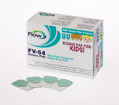 Flow Dental Intra-oral X-Ray Film, Vinyl F-Speed