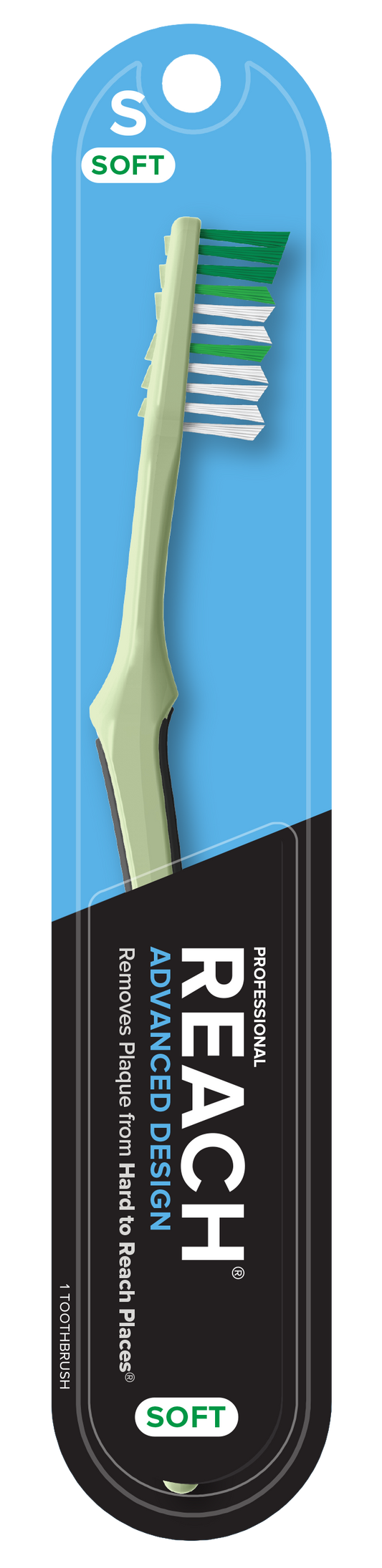 Dr. Fresh Reach® Performance® Toothbrush, 6/bg, 12bg/cs