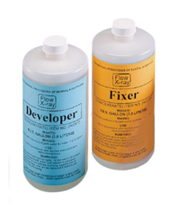 Flow Dental Developer and Fixer Concentrate for Film Processing