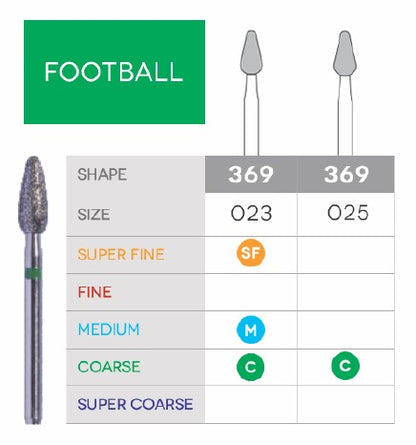 Football Disposable Diamond 10/Pk