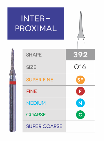 Interproximal Disposable Diamond 10/Pk