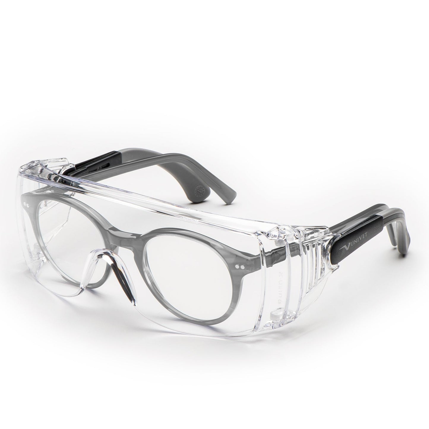 Univet Over-Spectacle Safety Glasses Model 519 - Box of 10