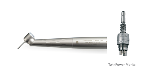 J. Morita - TwinPower Turbine 45° Surgical Highspeed, Morita Coupling Style, Optic