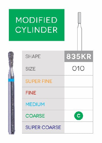 Modified Cylinder Disposable Diamond 10/Pk