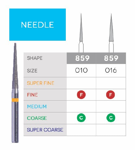 Needle Disposable Diamond 10/Pk