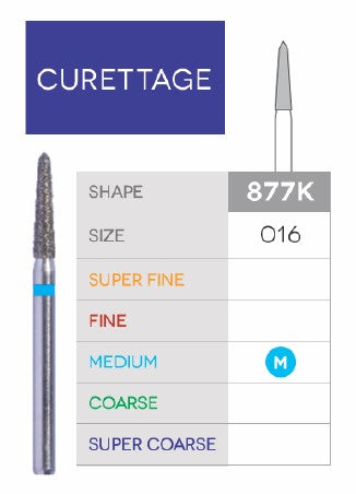 Gingival Curetage Disposable Diamond 10/Pk