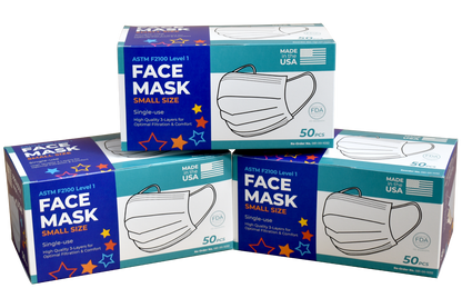 BRS Earloop Face Mask, Level 1, SMALL SIZE, Cs 600 Masks
