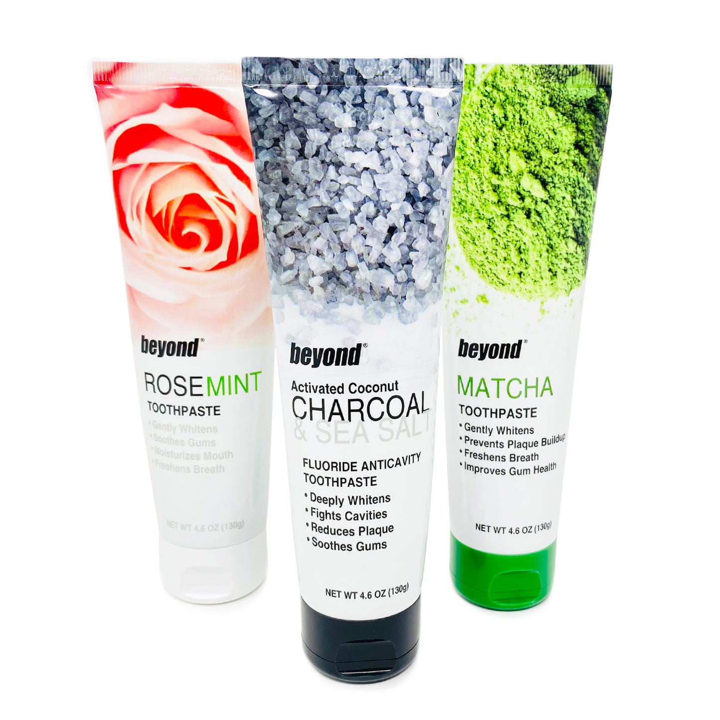 BEYOND Charcoal & Sea Salt Fluoride Anticavity Toothpaste 130g