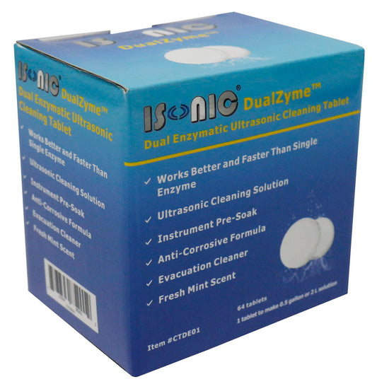 iSonic DualZyme Enzymatic Cleaning Tablets