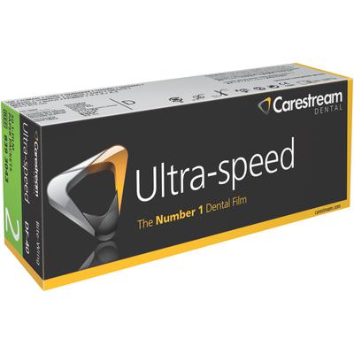Carestream Ultra-Speed Intraoral film, DF-40, Size 2, 1-film Bitewing-Paper Packets 50/bx