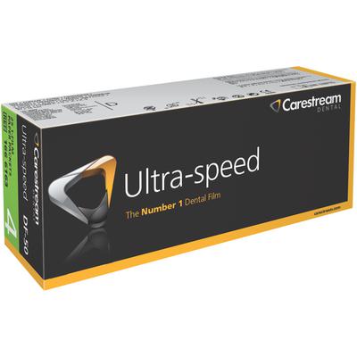 Carestream Ultra-Speed Intraoral film, DF-50, Size 4, 1-film Occlusal-Paper Packets 25/bx