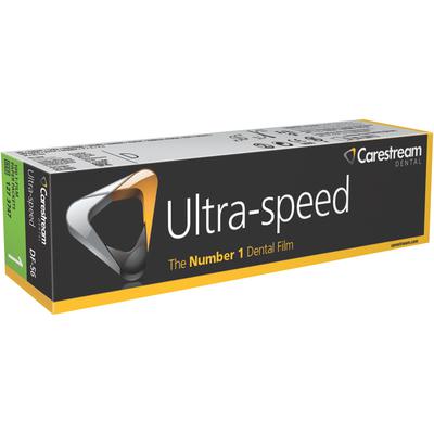 Carestream 	Ultra-Speed Intraoral film, DF-56, Size 1, 1-film Paper Packets 100/bx