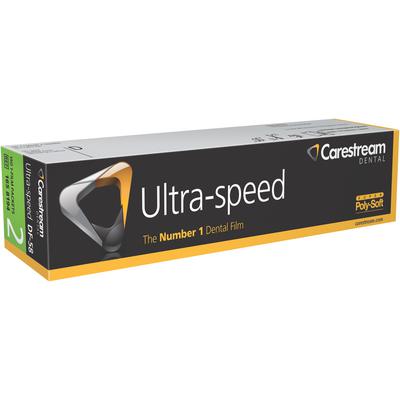 Carestream Ultra-Speed Intraoral film, DF-58, Size 2, 1-film Super Poly-Soft Packets 150/bx