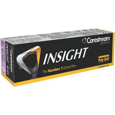 Carestream INSIGHT Intraoral film, IP-01, Size 0, 1-Film Super Poly-Soft Packets 100/bx