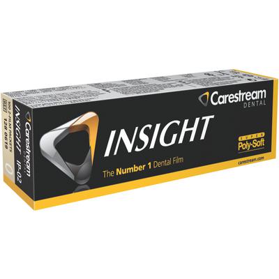 Carestream INSIGHT Intraoral film, IP-02, Size 0, 2-film Super Poly-Soft Packets 100/bx