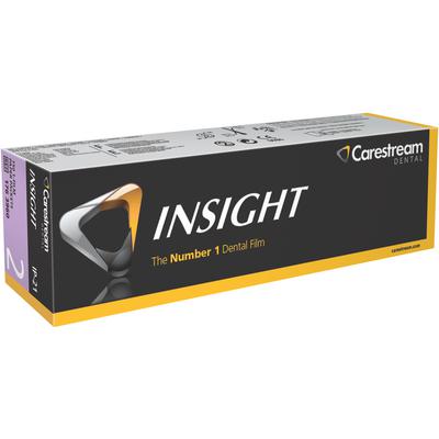 Carestream INSIGHT Intraoral film, IP-21, Size 2, 2-film Paper Packets 150/bx