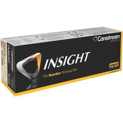 Carestream INSIGHT Intraoral film, IP-22C, Size 2, 2-film Super Poly-Soft Packets w/ ClinAsept Barrier 100/bx