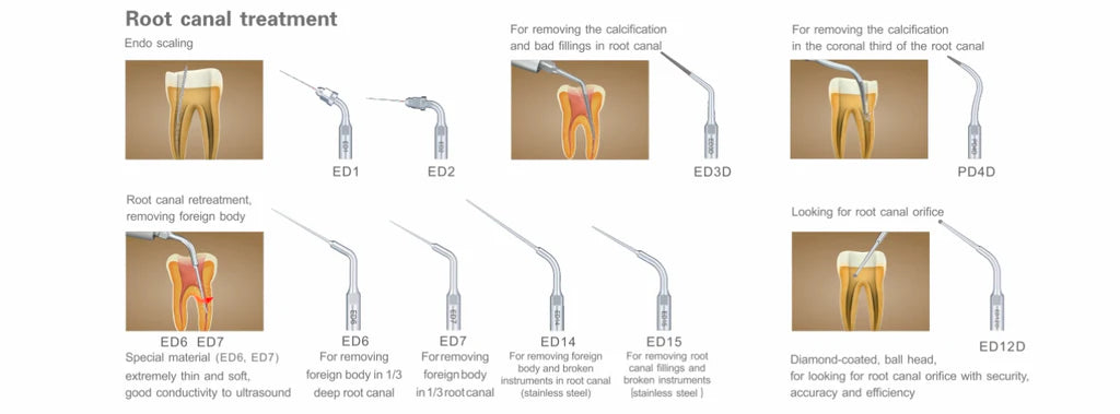 Woodpecker DTE D7 LED Ultrasonic Piezo Scaler for Hygiene, Perio, Endo
