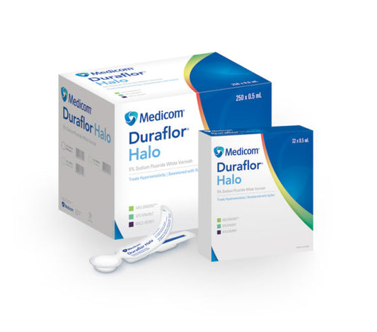 DuraFlor® Halo 5% Sodium Fluoride Varnish 0.5ml, 32/bx