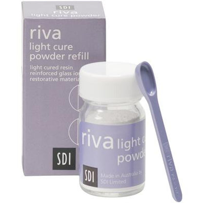 SDI Riva Light Cure Glass Ionomer Restorative Material Powder/Liquid Refills