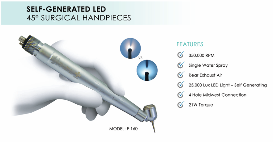 Flight F-160 45⁰ Surgical Handpiece