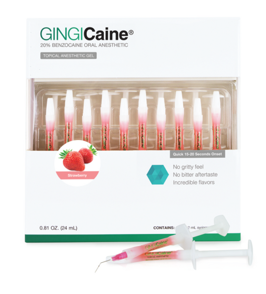 Gingi-Pak Gingicaine® Gel Syringe Topical Anesthetic