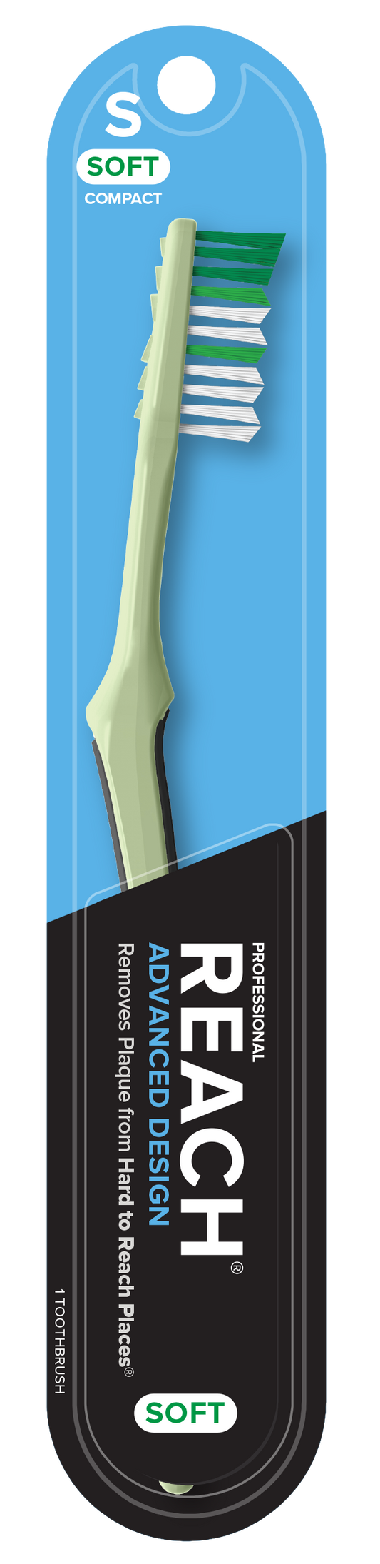 Dr. Fresh Reach® Performance® Advanced Design Toothbrush, 6/bg, 12bg/cs