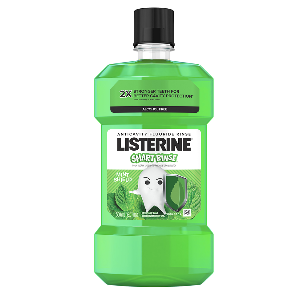 J&J Listerine® Smart Rinse™ 500ml, 6/cs