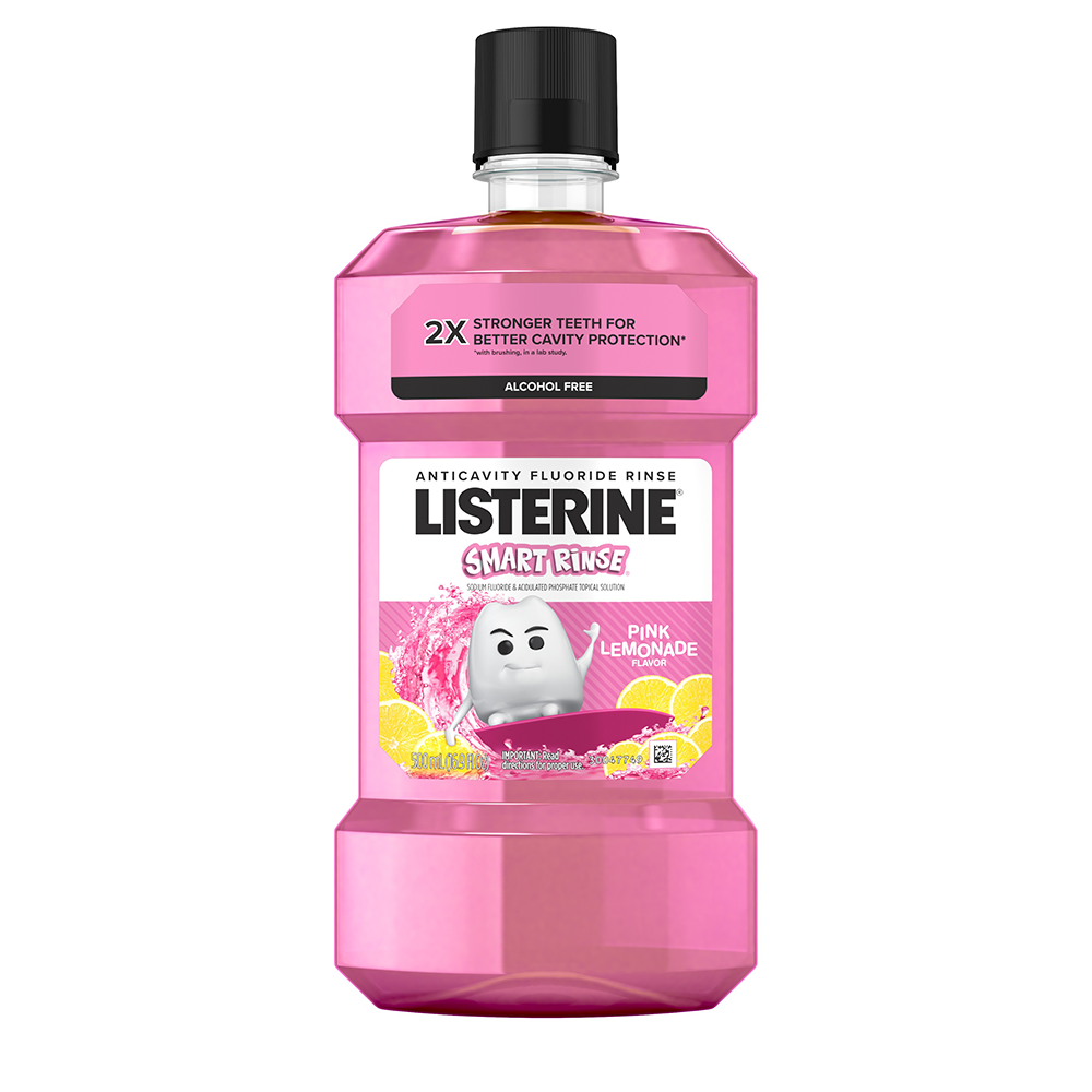 J&J Listerine® Smart Rinse™ 500ml, 6/cs