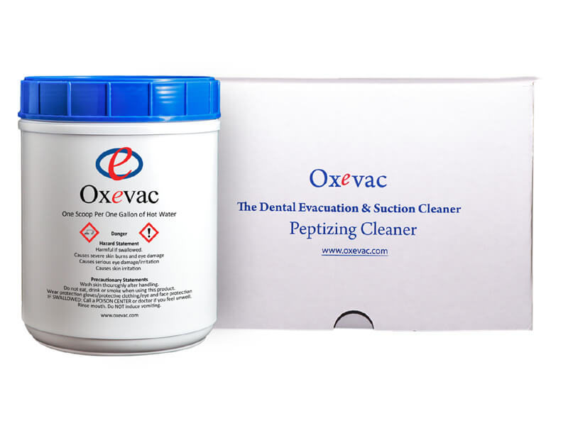 Oxevac 6 Canisters Central Evacuation and Suction Pump Cleaner - Concentrate