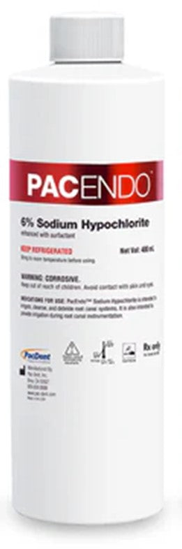 PacDent PacEndo™ 5% Sodium Hypochlorite Refill Bottle 480 ml/16 oz