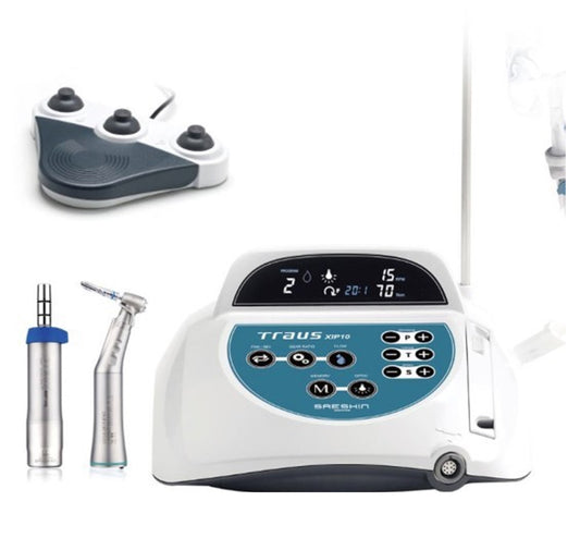 TRAUS SIP10OP-20:1, Oral Surgery Motor with 20:1 Optic Angled Handpiece Set