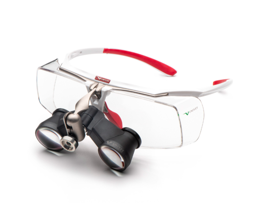 Univet Flip-Up 2.5X Air-X Galilean Loupes