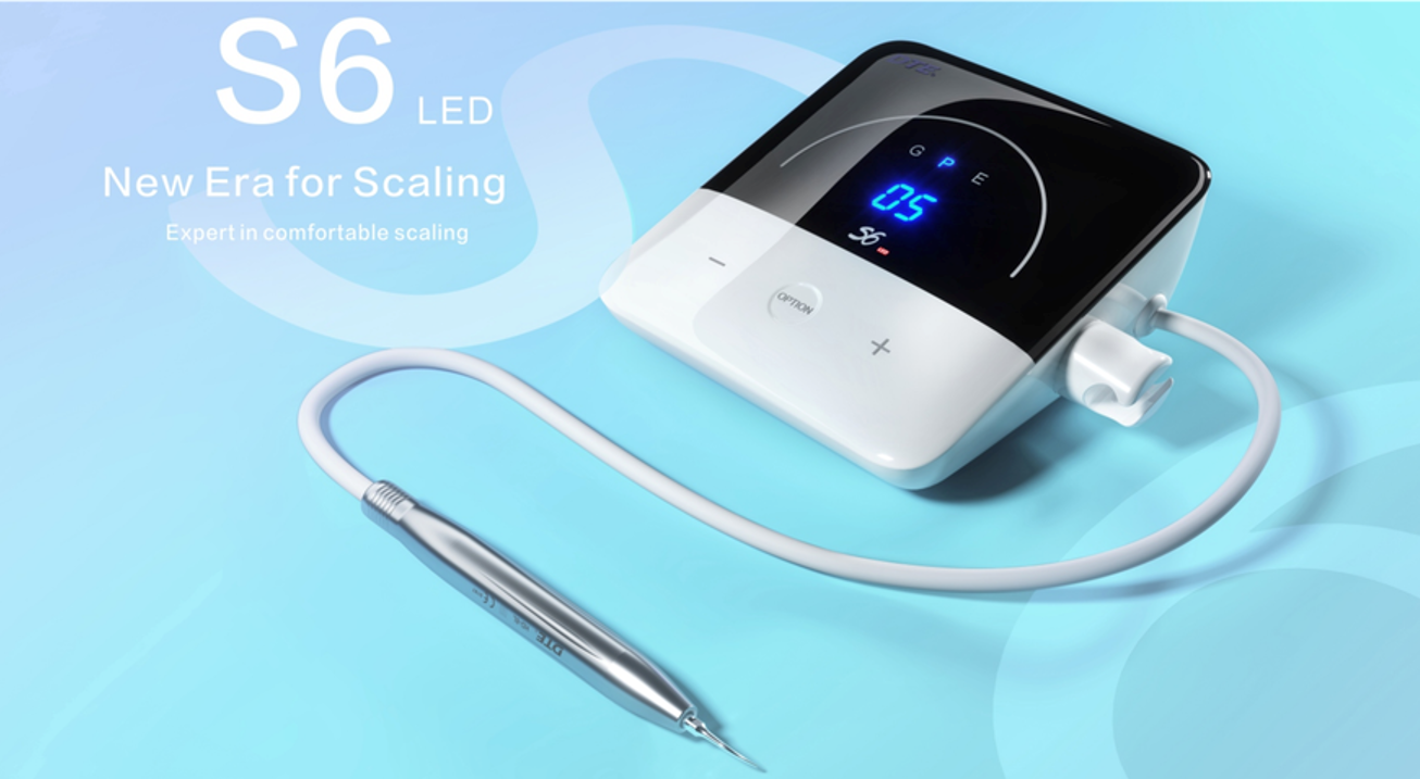 Woodpecker® S6 LED Ultrasonic Piezo Scaler for Scaling, Perio, Endo