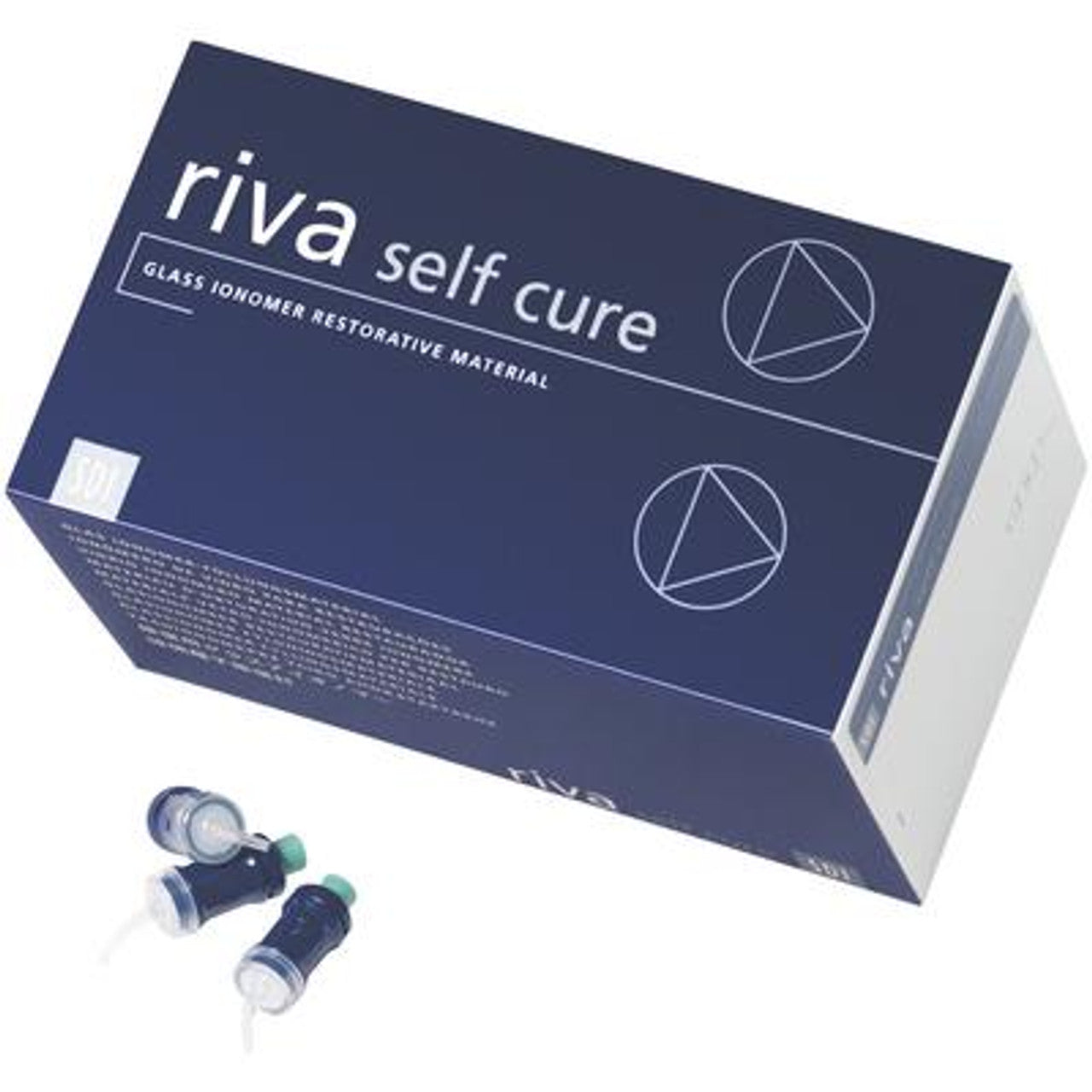 SDI Riva Self Cure Glass Ionomer Restorative Material, 50 Capsules - Single Shade