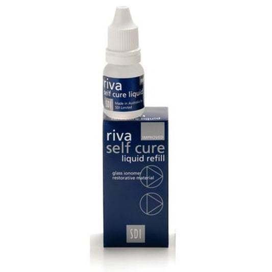 SDI Riva Self Cure Glass Ionomer Restorative Material Liquid Refill - 6.9ml Bottle