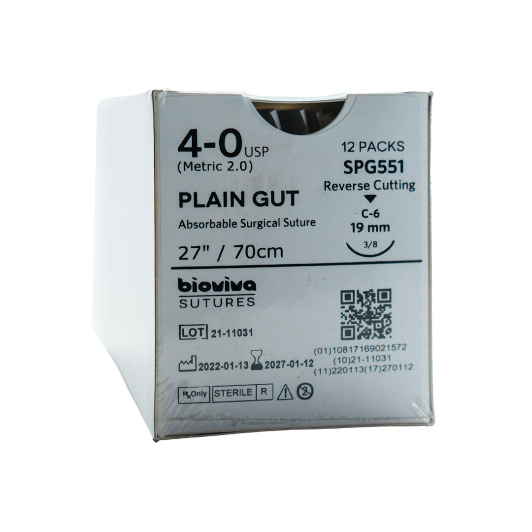 Suture Plain 12/Bx