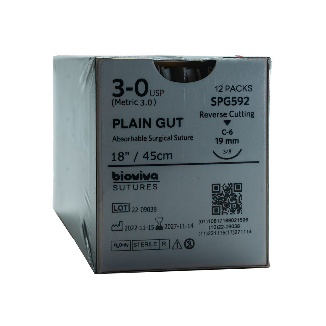 Suture Plain 12/Bx