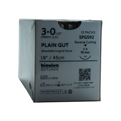 Suture Plain 12/Bx