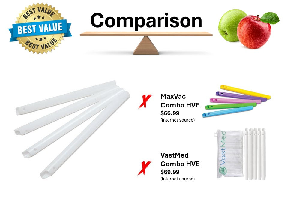 High Volume Evacuator Tips - Dual Ended