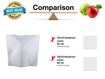 Disposable Paper Headrest Covers