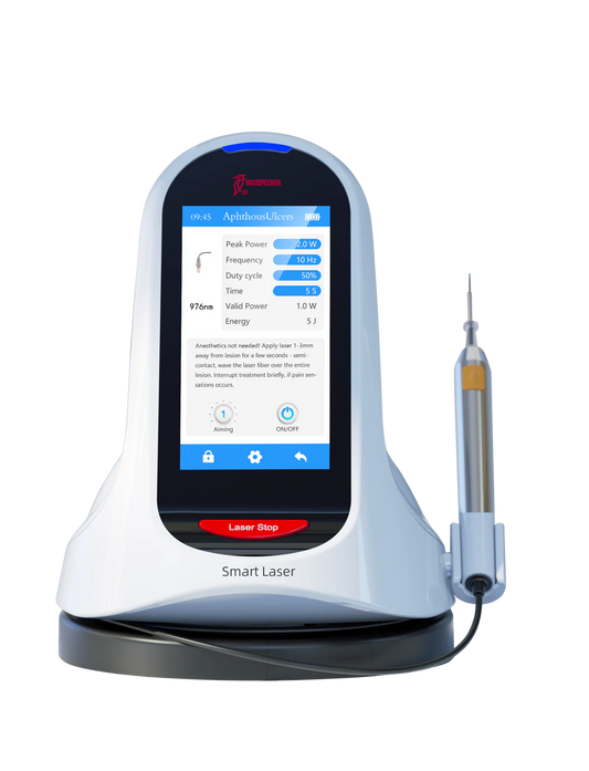 Woodpecker "Smart Laser" Dental Diode - 5W Triple Wavelength, 976nm, 450nm, 650nm - (Formerly LX16 Plus)