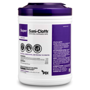 PDI Super Sani-Cloth® Germicidal Disposable Wipe 160/canister, 12 cannisters/cs