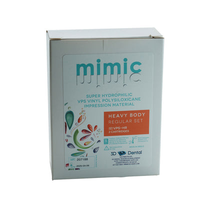 Mimic Vinyl Polysiloxane Impression Material - 4 x 50mL Cartridges, Regular Set