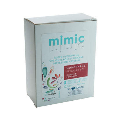 Mimic Vinyl Polysiloxane Impression Material - 4 x 50mL Cartridges, Regular Set